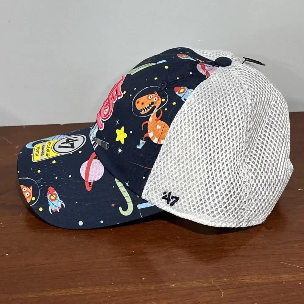 '47 Brand St Louis Cardinals Youth Hat Boys Blue Snapback Trucker Mesh MLB New